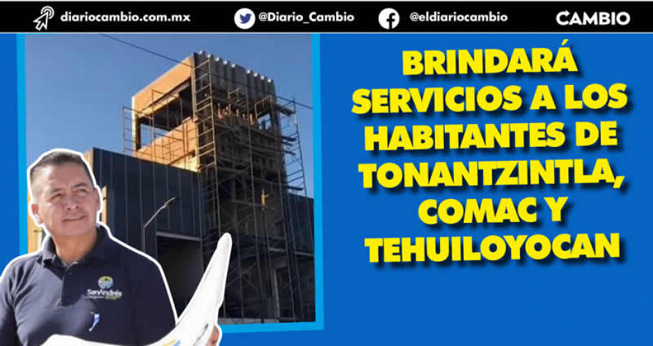 Primera subcomisaría de San Andrés Cholula estará lista a finales de marzo