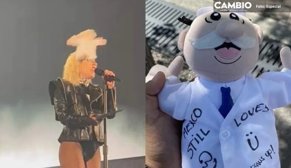 ¡Pasados! Le avientan en la cara muñeco de Dr. Simi a Lady Gaga (VIDEO)