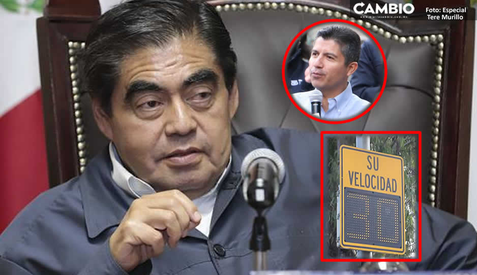 Barbosa respalda la decisión de Lalo sobre cancelar la operación de los cinemómetros en Puebla
