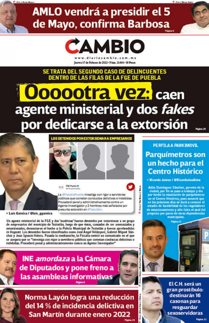 Oooootra vez: caen agente ministerial y dos fakes por dedicarse a la extorsión