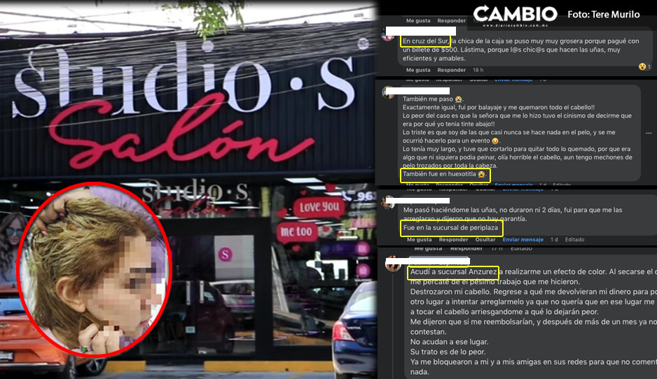 Estas son las sucursales de Studio S con m&aacute;s quejas: Anzures, Huexotitla, Periplaza, La Paz y Cruz de Sur