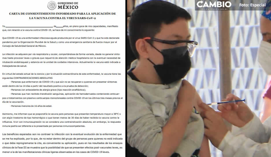 ¿Tienes entre 12 y 17 años? Checa dónde te pueden poner tu primera y segunda dosis en Puebla