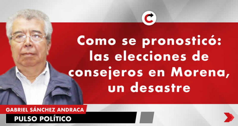 Como se pronosticó: las elecciones de consejeros en Morena, un desastre