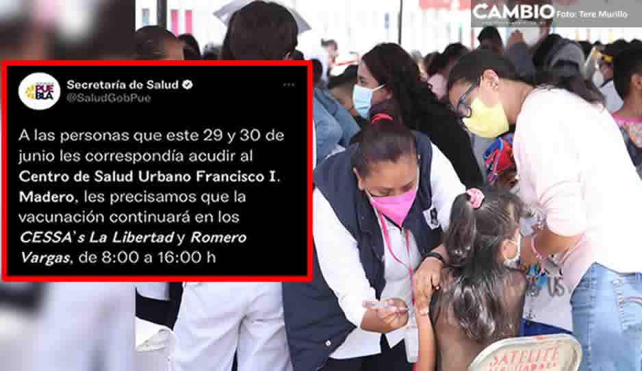 ¡Atentos niños! Tras balacera, Centro de Salud Francisco I. Madero ya no será sede de vacunación