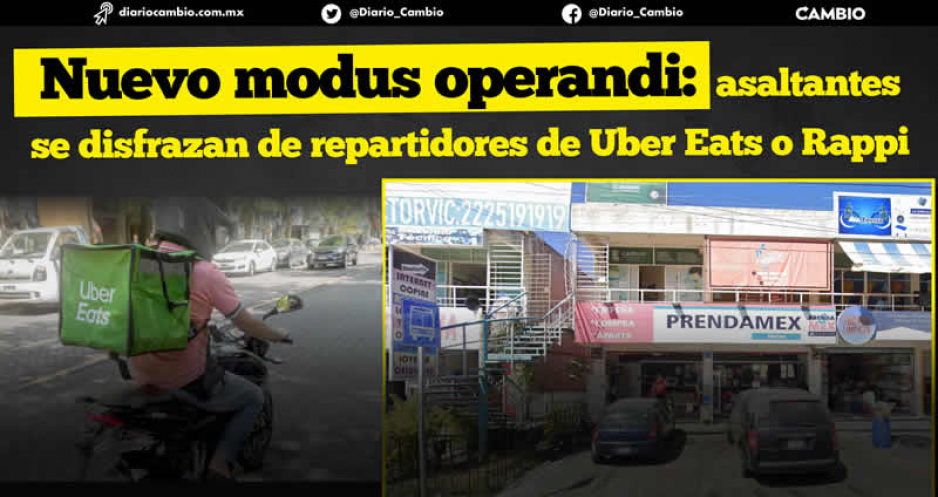 ¡Cuidado! Ahora repartidores de Didi o Uber atracan negocios y transeúntes