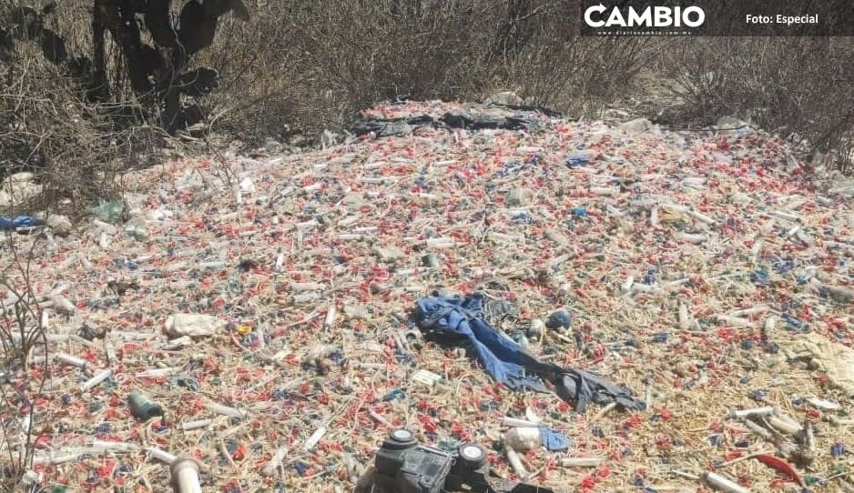 Localizan media tonelada de residuos peligrosos en la Reserva de la Biosfera de Tehuacán