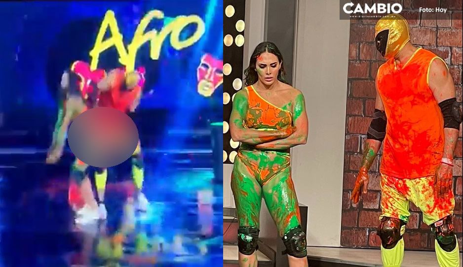 Tinieblas acosador: Macky González se queja de una nalgada durante baile en Hoy (VIDEO)