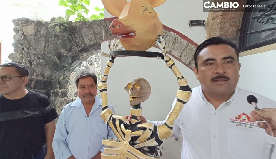 ¡Tendrán más de 100 figuras! Colocarán enorme cementerio en Huaquechula