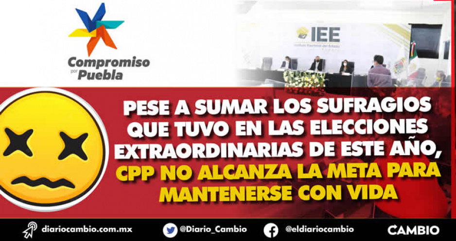 CPP, por un milagro: buscará salvar su registro ante el TEPJF tras segunda bateada del IEE (VIDEO)