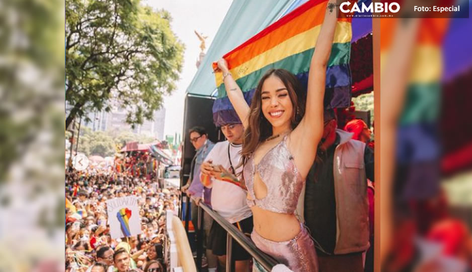 Danna Paola, la reina de la marcha por el orgullo LGBTI+