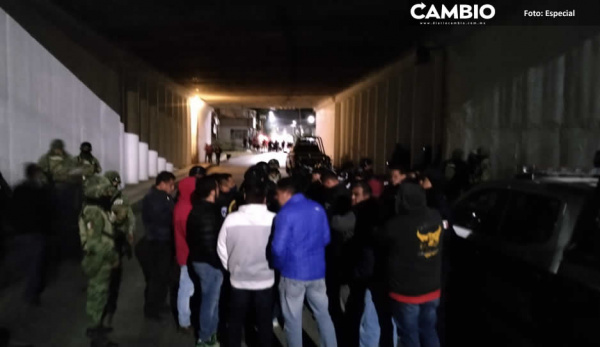 Tras casi cinco horas de bloqueo, la autopista México-Puebla fue liberada