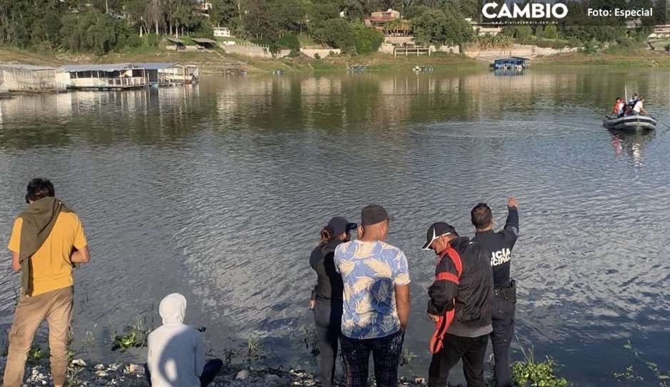 Cita termina en tragedia: Parejita muere ahogada tras caer de la lancha en Valsequillo