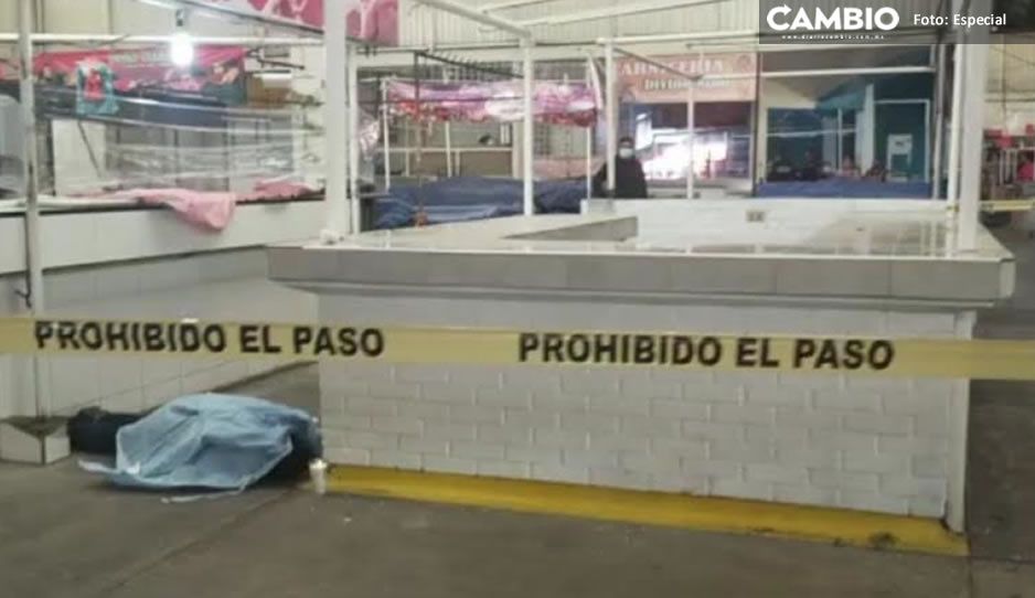 ¡Se desplomó! Muere hombre al interior de mercado La Purísima en Tehuacán