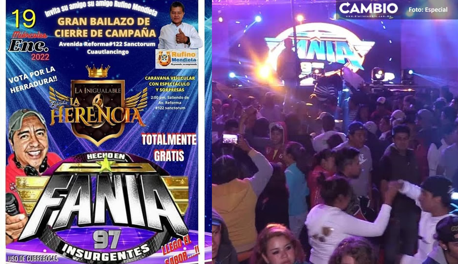 Ómicron acecha Cuautlancingo: Fania 97 anuncia mega baile en Sanctorum