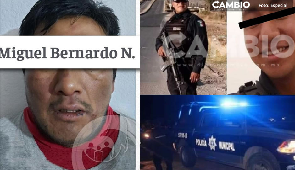 Vinculan a Miguel Bernardo por asesinar a dos policías en Tepeaca