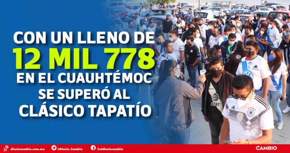 Partido Puebla-Pumas rompió récord de asistencia a estadios después del COVID