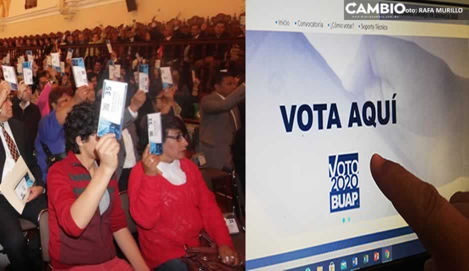 Perfila CU BUAP mantener voto electrónico para elegir rector y debaten renovación del Consejo