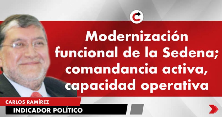 Modernización funcional de la Sedena; comandancia activa, capacidad operativa