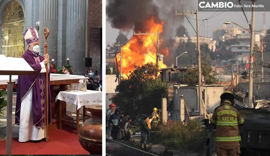 Arzobispo de Puebla pide por el descanso de Pedro Bolaños, víctima de la explosión en Xochimehuacan