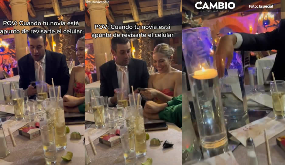 ¡Compa me cayó un ángel del cielo!: Amigo evita que novia revise el celular de su pareja (VIDEO)