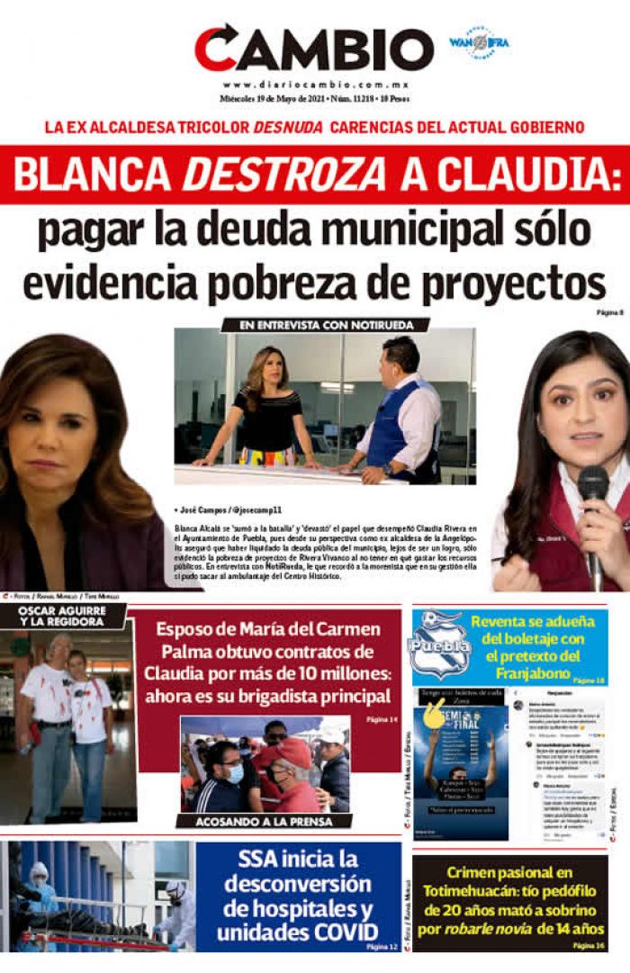 BLANCA DESTROZA A CLAUDIA: pagar la deuda municipal sólo evidencia pobreza de proyectos