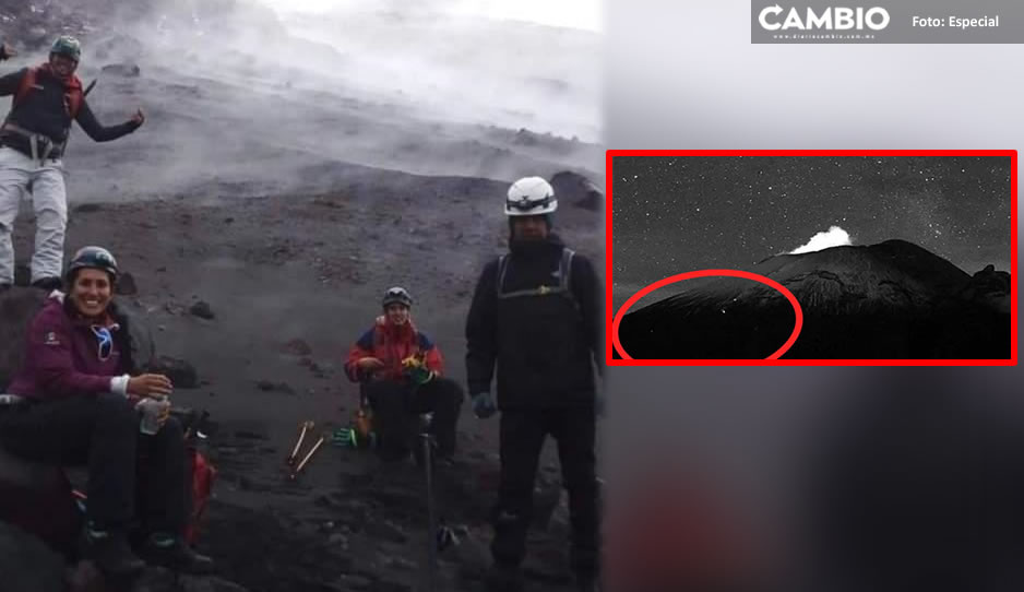 Guía abandonó a alpinistas que subieron al cráter del Popocatépetl (VIDEO)