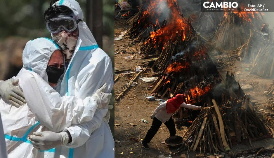 TRISTES IMÁGENES: Cremaciones masivas por covid en la India dan la vuelta al mundo
