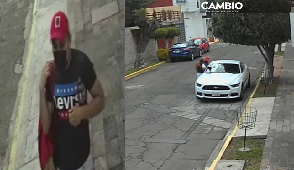 VIDEO: Así roban en menos de un minuto espejo de automóvil en El Mirador