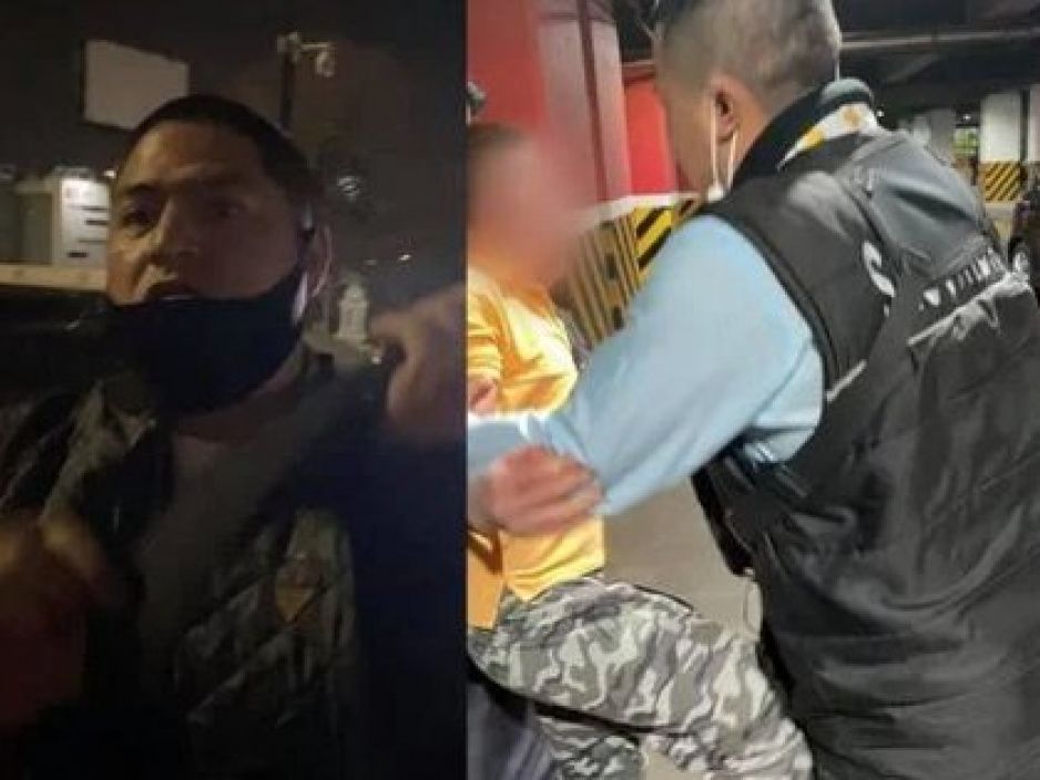 Guardias golpean a pequeño vendedor de dulces en estacionamiento de Plaza Mundo (VIDEO)