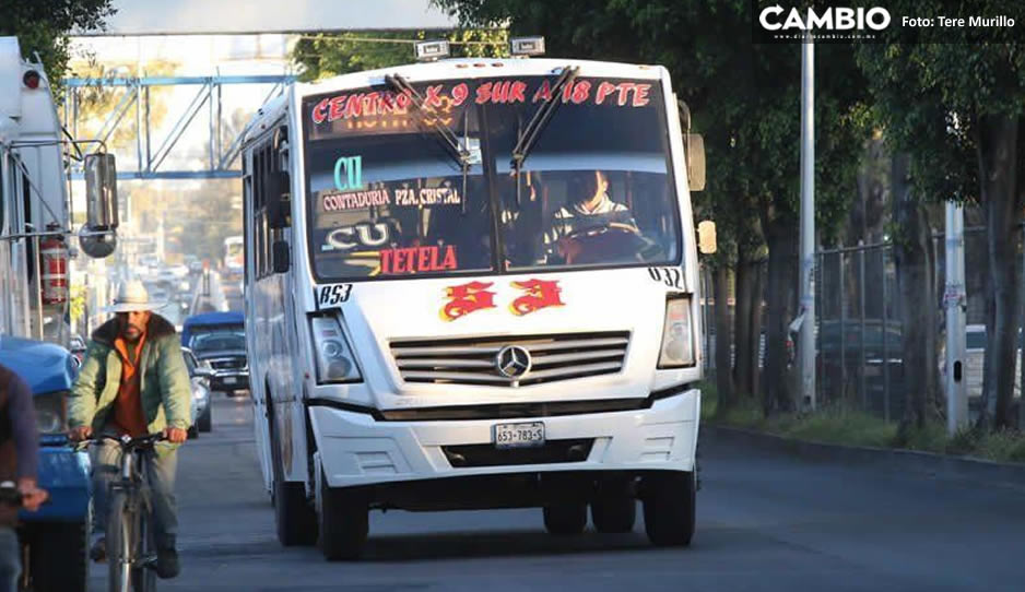 Imparables los atracos a transporte público; ahora asaltan a pasajeros de la ruta S3 en Valsequillo