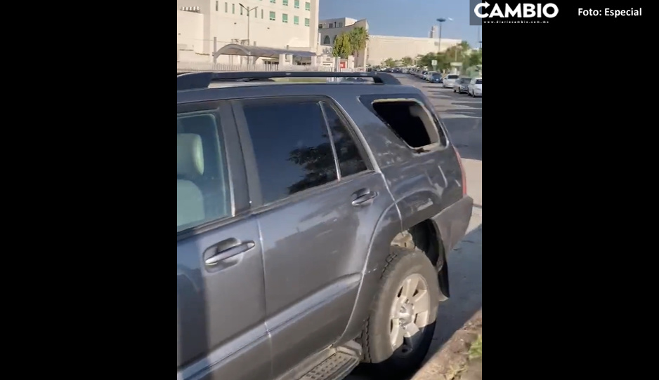 VIDEO: Revientan cristales y atracan autos estacionados en frente al CIS