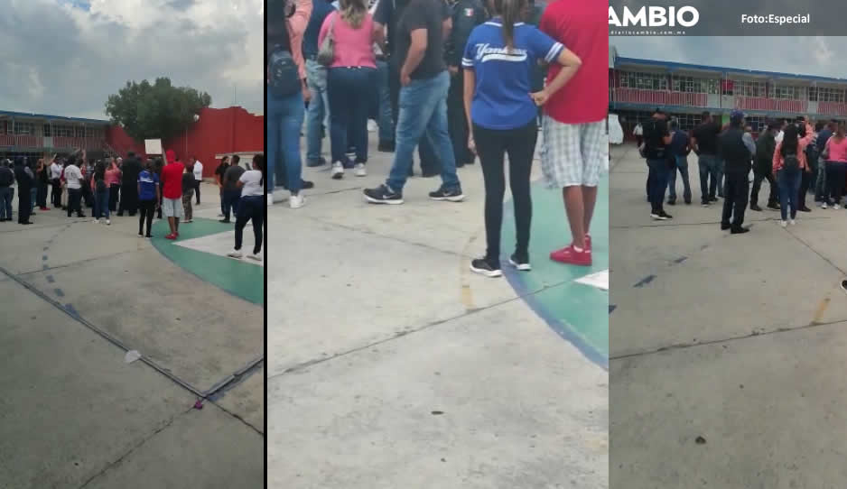Se calientan los ánimos por cierre de casilla una hora antes en San Jerónimo Caleras (VIDEO)