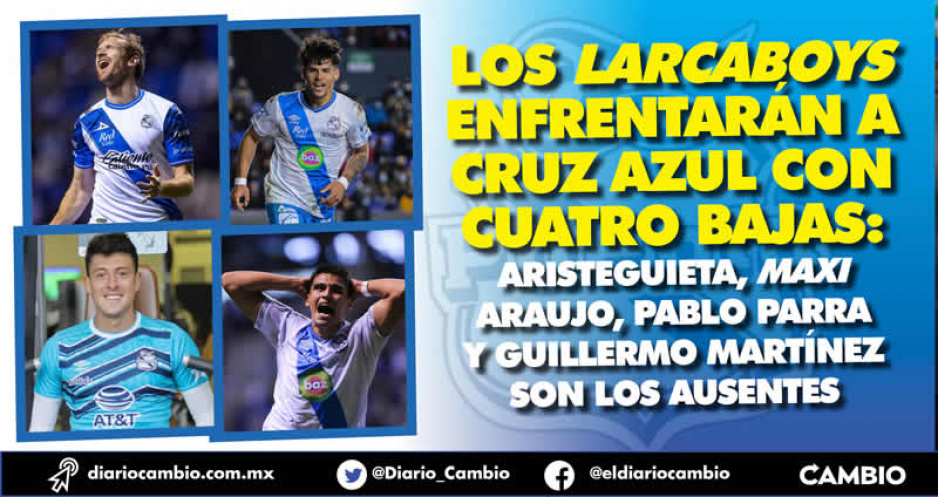 Club Puebla se juega el invicto: visita a Cruz Azul sin cuatro titulares (FOTOS)