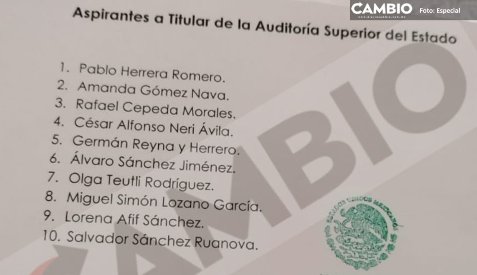 Cierran convocatoria para candidatos a la ASE; se registró Amanda Gómez y 9 aspirantes más