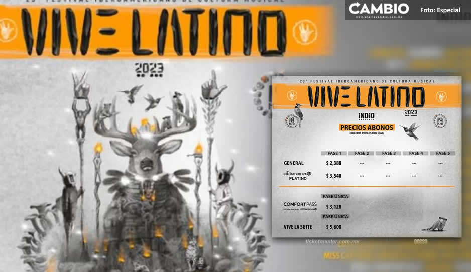 ¡Saca todos tus ahorros? Esto cuestan los boletos para el Vive Latino en la fase 1