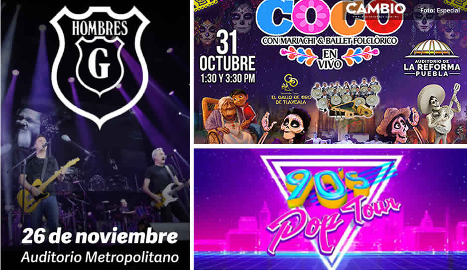 ¡Por fin! Estos son algunos de los shows y conciertos que habrá en Puebla (VIDEO)