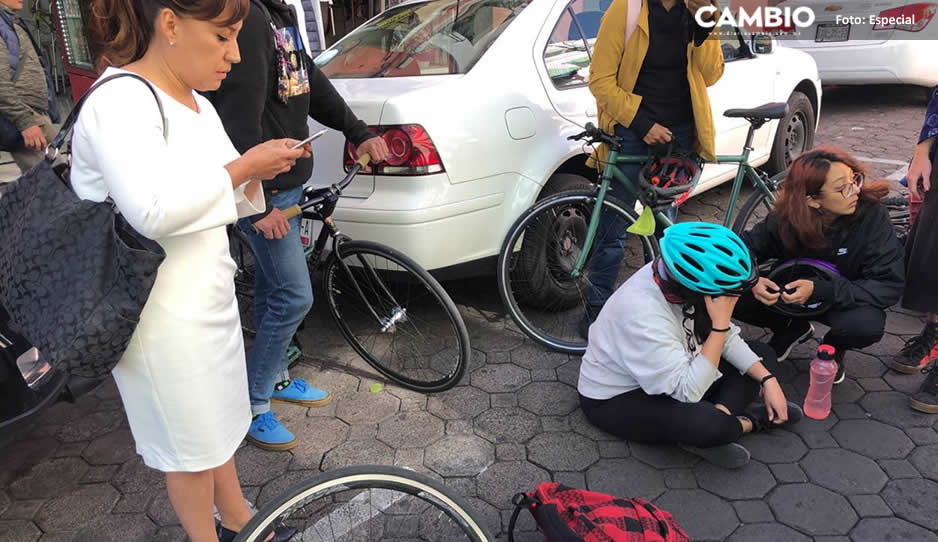 Lupita Leal critica la falta de atención de las autoridades para atender a ciclista atropellada en pleno Centro Histórico