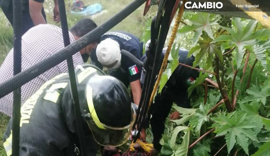 Hallan cadáver de ejecutado en pozo en Los Reyes de Juárez (FUERTE FOTO)