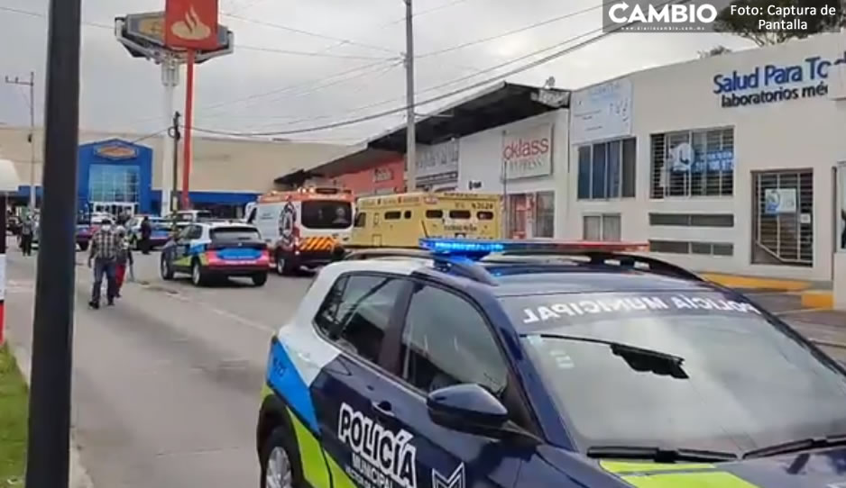 VIDEO: ¡No es Sinaloa, es Puebla! Se desata balacera en la 11 sur tras asalto a una camioneta de valores