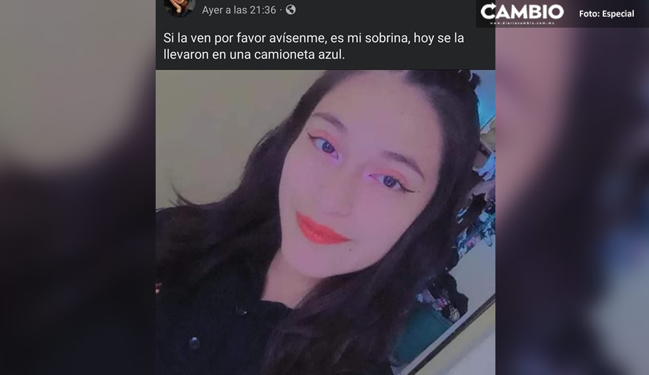 ¡Otra desaparecida en Puebla! A Hatziri Jiménez de 18 años se le vio por última vez en la Guadalupana