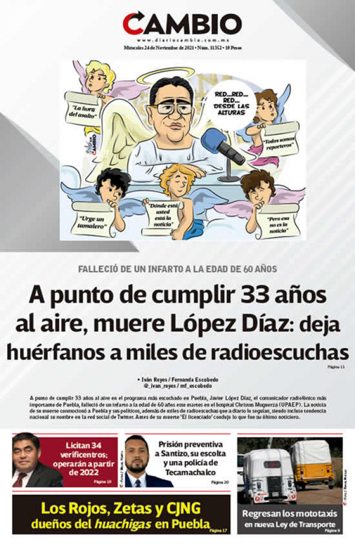 A punto de cumplir 33 años al aire, muere López Díaz: deja huérfanos a miles de radioescuchas