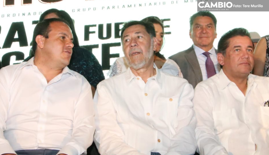 Noroña hace un llamado a la unidad en Puebla a todos los morenistas, incluido Barbosa (VIDEO)