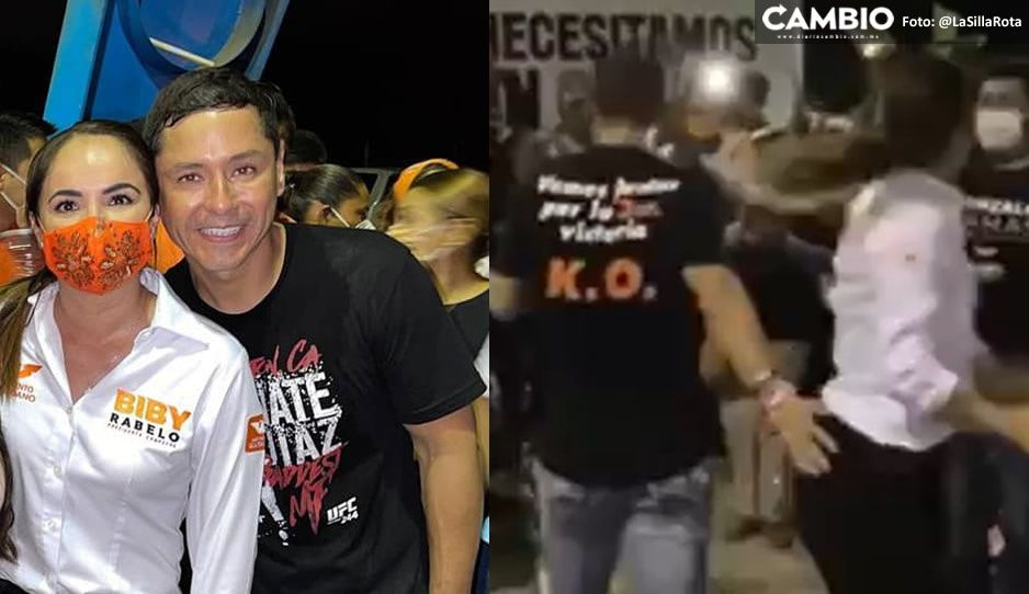 VIDEO: Acusan a candidato a gobernador de Movimiento Ciudadano de acosar a compañera en Campeche