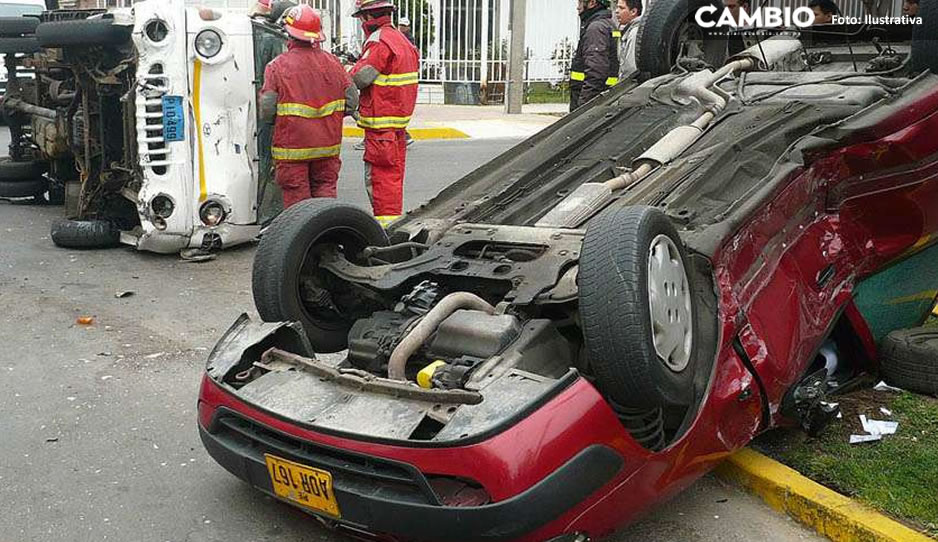 Puebla se convierte en zona de accidentes automovilísticos; hay 600 al mes (VIDEO)
