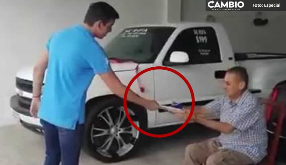 Juan rifó su camioneta para pagar su tratamiento contra el cáncer y el ganador le devolvió el premio (VIDEO)