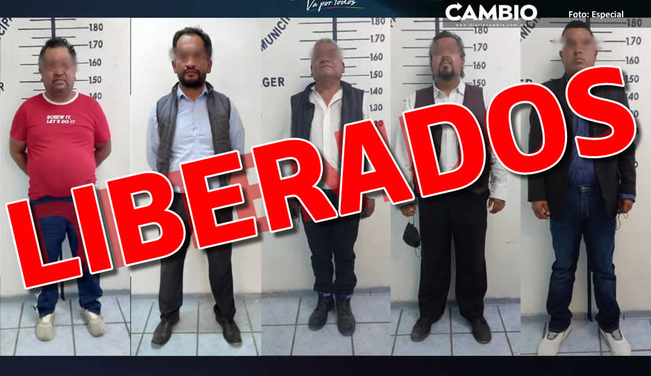 Por falta de pruebas quedan libres 5 de los 6 implicados en el mega robo de autos en San Pedro Cholula (FOTOS)