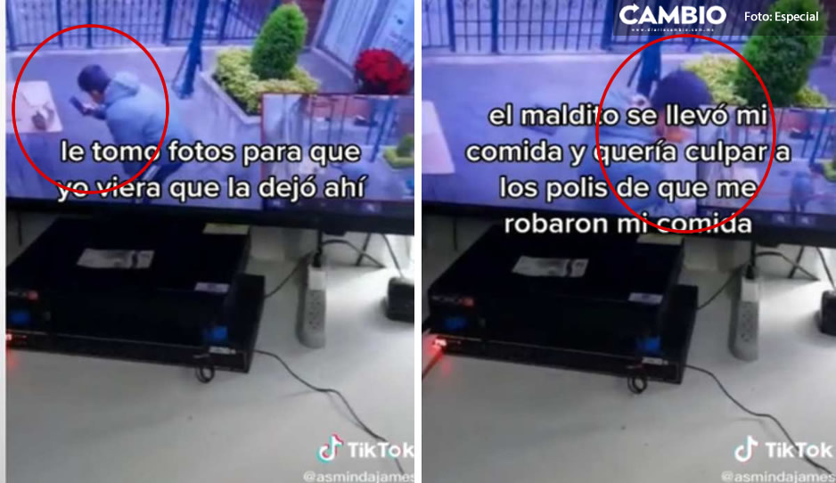 Clienta exhibe a repartidor de Rappi robándose su comida (VIDEO)