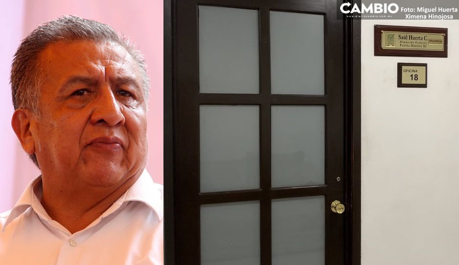 ¿Dónde está Saúl Huerta? se esconde tras escándalo sexual y abandona oficina en la Cámara (FOTOS)