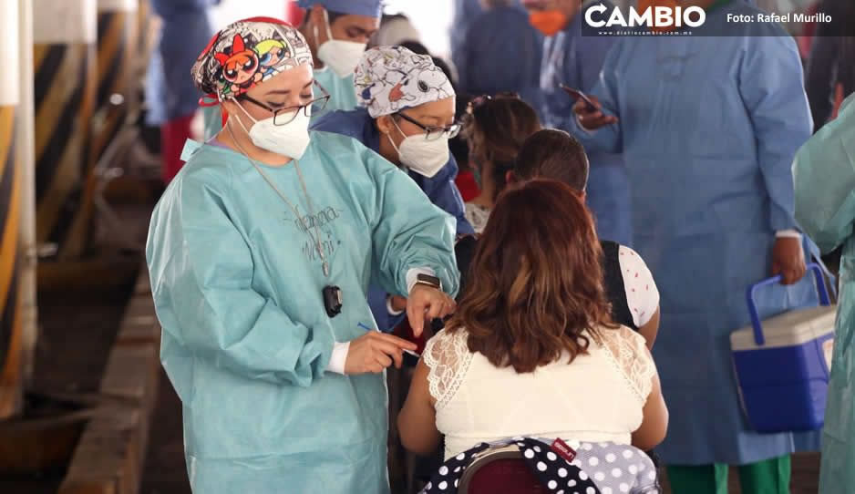 En 24 horas, Puebla pasa de 69 a 80% de cobertura de vacunación antiCovid