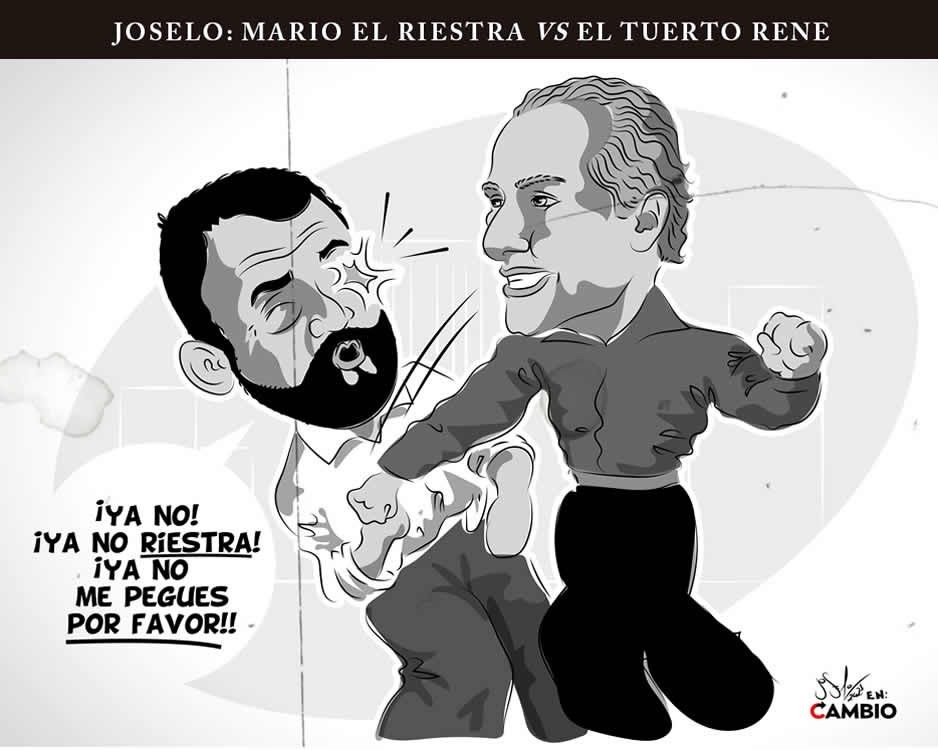 Monero Joselo: MARIO EL RIESTRA VS EL TUERTO RENE